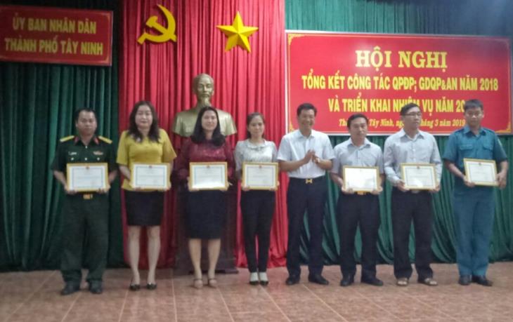 TP.Tây Ninh tổng kết công tác quốc phòng địa phương năm 2018